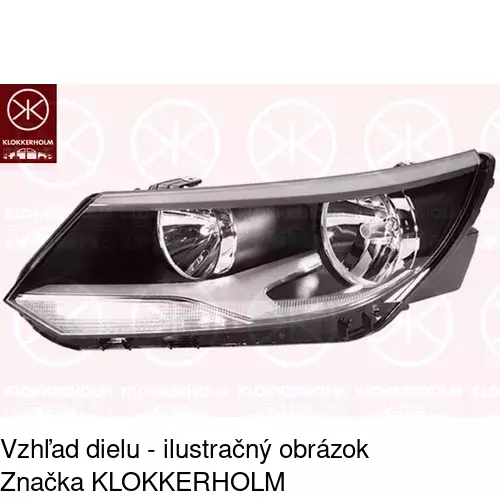 Hlavný reflektor 95X110-H /POLCAR/ - obr. 2