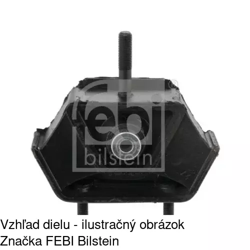 Silentblok motora ME-EM014 /POLCAR/ - obr. 1