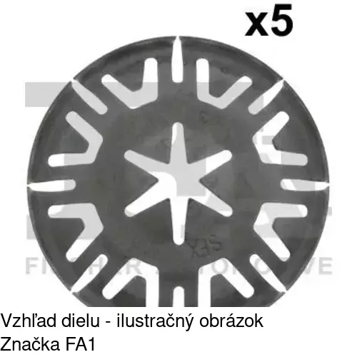 Montážny plech RXC60705 /POLCAR/ - obr. 3