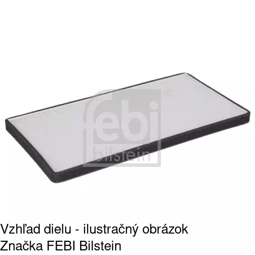 Kabínový filter s uhlíkom S11-1057 /POLCAR/ - obr. 2