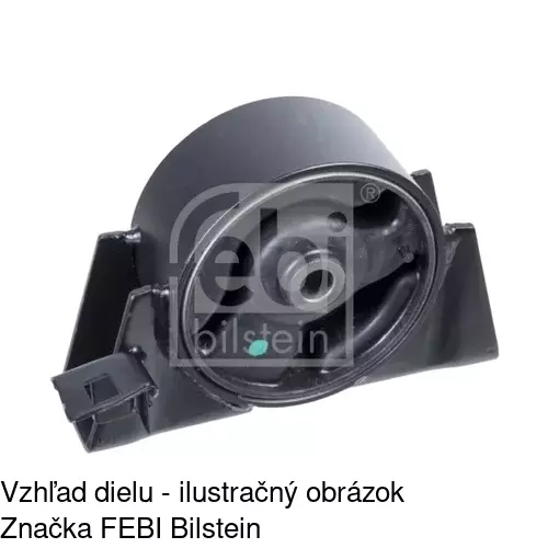 Silentblok motora POLCAR S2227038