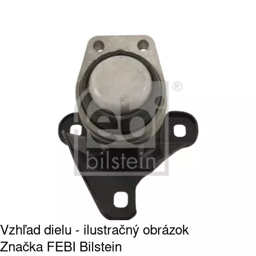Silentblok motora POLCAR S2232008