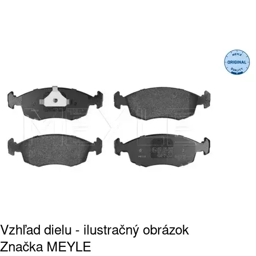 Brzdové dosky POLCAR S70-0014