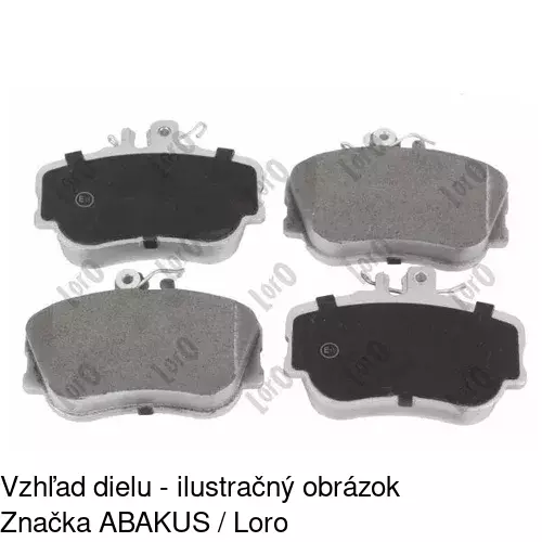 Brzdové dosky S70-0042 /POLCAR/ - obr. 5