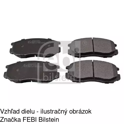 Brzdové dosky S70-0145 /POLCAR/ - obr. 3