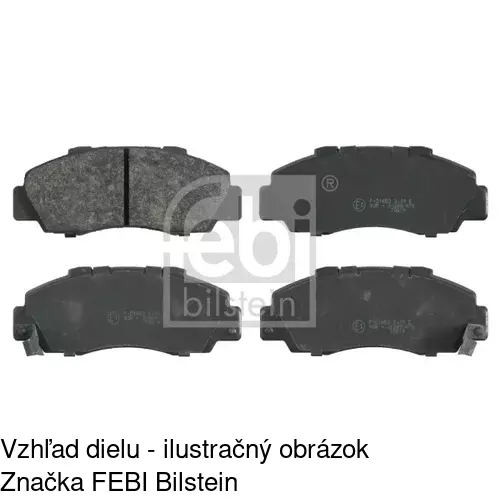 Brzdové dosky S70-0158 /POLCAR/ - obr. 4