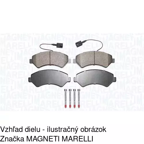 Brzdové dosky S70-0186 /POLCAR/ - obr. 4