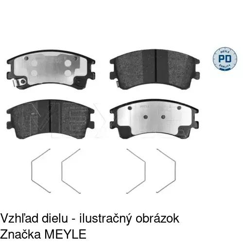 Brzdové dosky S70-0203 /POLCAR/ - obr. 4