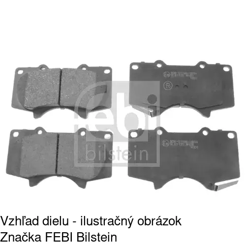Brzdové dosky S70-0263 /POLCAR/ - obr. 5