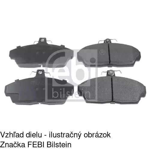 Brzdové dosky POLCAR S70-0286