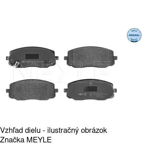 Brzdové dosky S70-0332 /POLCAR/ - obr. 4