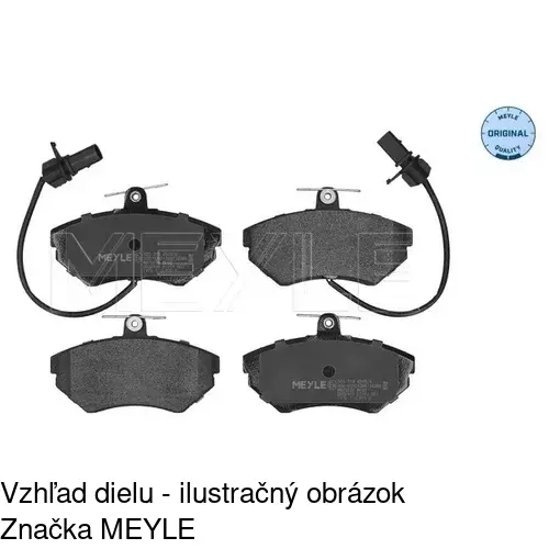 Brzdové dosky POLCAR S70-0582