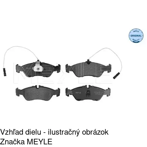 Brzdové dosky S70-1060 /POLCAR/ - obr. 3