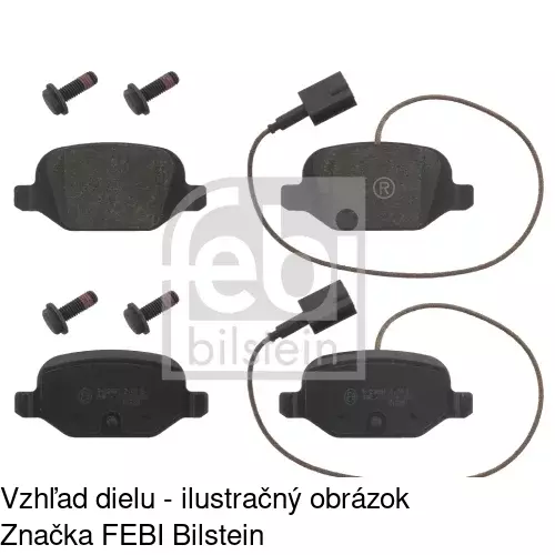 Brzdové dosky POLCAR S70-1538