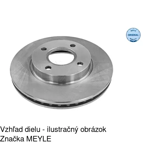 Brzdový kotúč S71-0007 /POLCAR/ - obr. 3