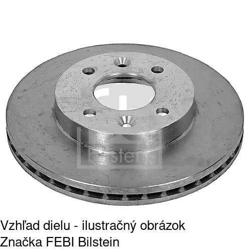 Brzdový kotúč POLCAR S71-0031