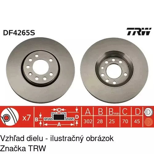 Brzdový kotúč S71-0072 /POLCAR/ - obr. 4