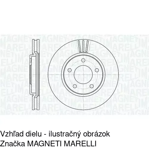 Brzdový kotúč S71-0206 /POLCAR/ - obr. 2
