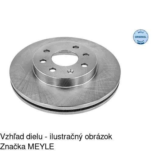 Brzdový kotúč S71-0210 /POLCAR/ - obr. 3