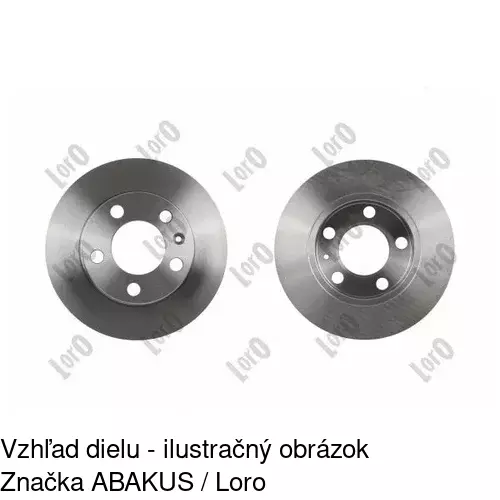 Brzdový kotúč POLCAR S71-1001S