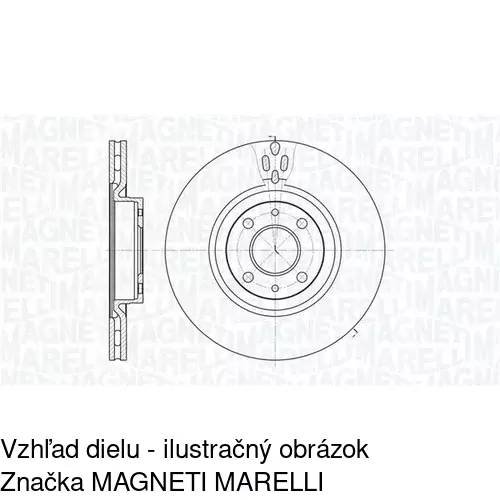 Brzdový kotúč POLCAR S71-1079