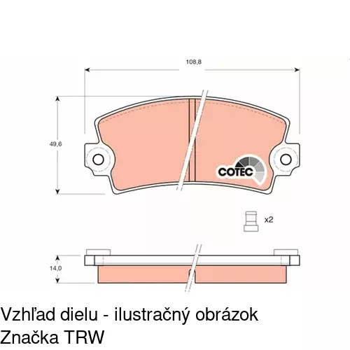 Brzdový kotúč S71-1382 /POLCAR/ - obr. 3