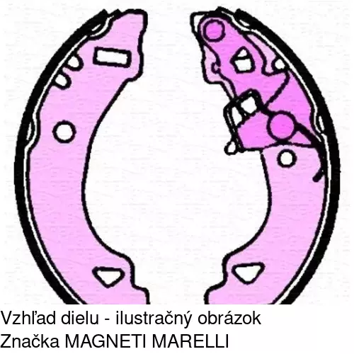 Brzdové čeľuste POLCAR S72-1004