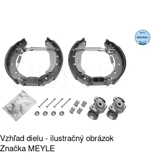 Brzdové čeľuste POLCAR S72-1008
