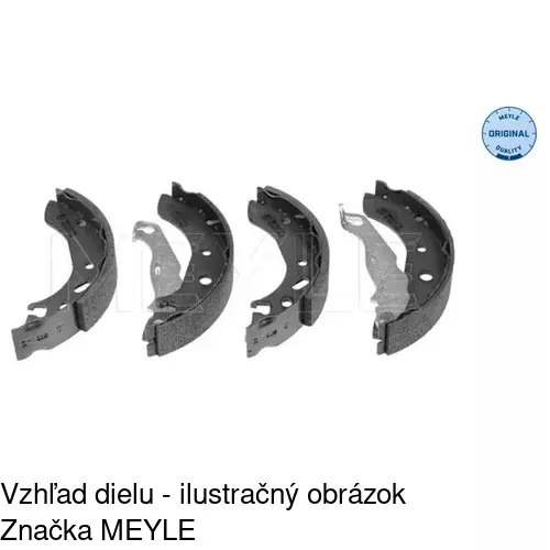 Brzdové čeľuste S72-1018 /POLCAR/ - obr. 2