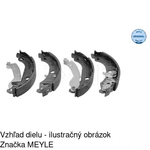 Brzdové čeľuste POLCAR S72-1028