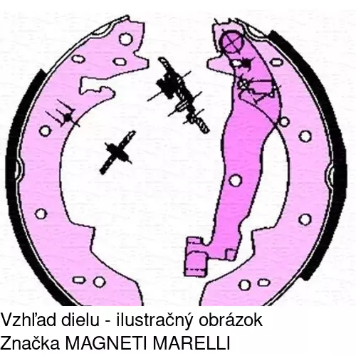 Brzdové čeľuste POLCAR S72-1051