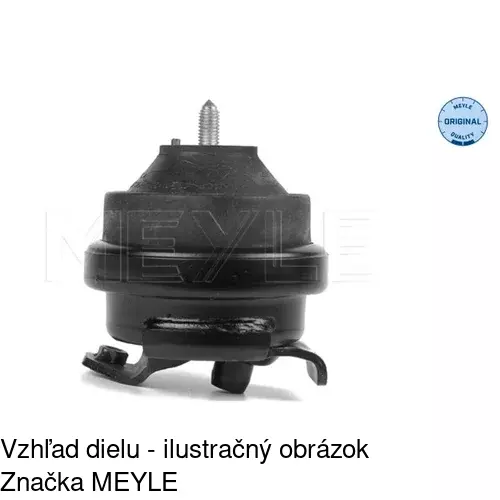 Silentblok motora VW-EM041 /POLCAR/ - obr. 4
