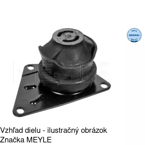 Silentblok motora VW-EM055 /POLCAR/ - obr. 1