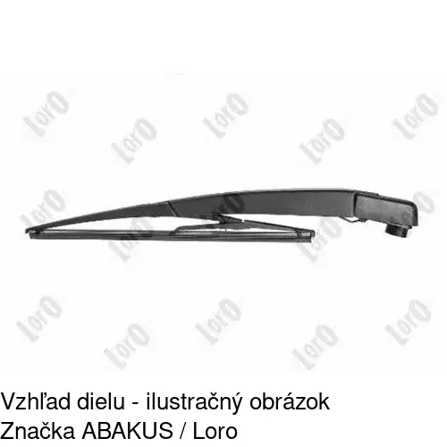 Lišta stierača W1T046S /POLCAR/ - obr. 2