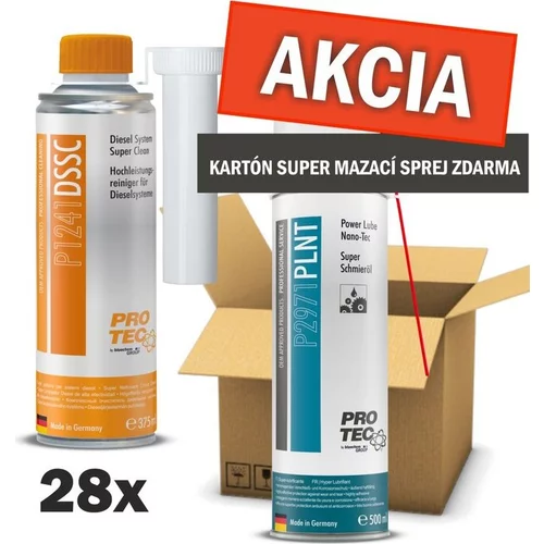 Pro-tec diesel system super clean 375ml - 28ks + zdarma pro-tec power lube nanotec 500ml 12ks