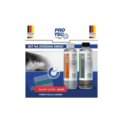 Pro-tec set na zníženie emisií benzín