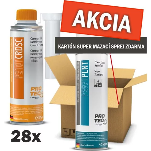 COMMON RAIL DIESEL SYSTEM CLEAN & PROTECT 375ml - 28ks Čistenie a ochrana common rail systému + ZDARMA PRO-TEC POWER LUBE NANOTEC 500ml 12ks