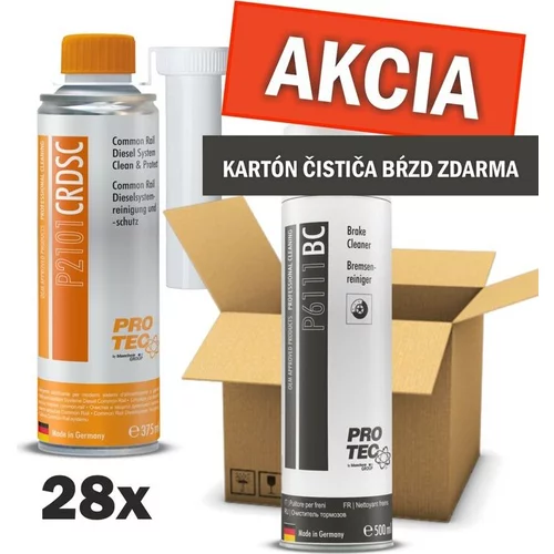 COMMON RAIL DIESEL SYSTEM CLEAN & PROTECT 375ml - 28ks Čistenie a ochrana common rail systému + ZDARMA BRAKE CLEANER 12ks