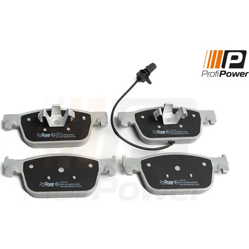 Sada brzdových platničiek kotúčovej brzdy ProfiPower 1B1274