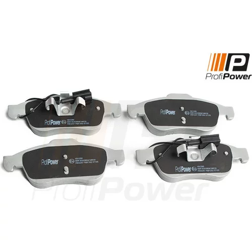 Sada brzdových platničiek kotúčovej brzdy ProfiPower 1B1290
