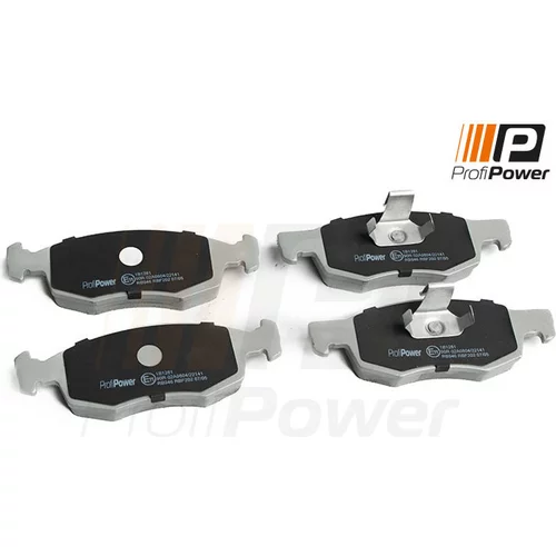 Sada brzdových platničiek kotúčovej brzdy ProfiPower 1B1281