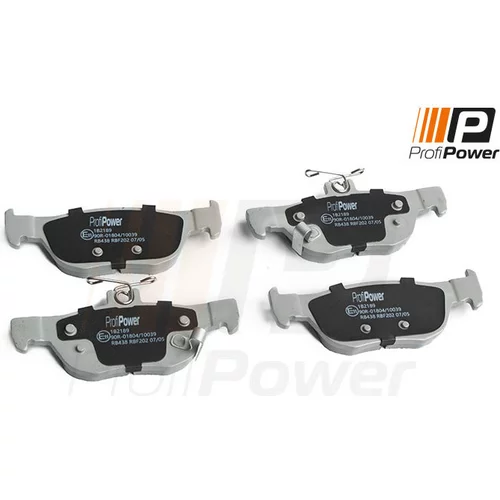 Sada brzdových platničiek kotúčovej brzdy ProfiPower 1B2189