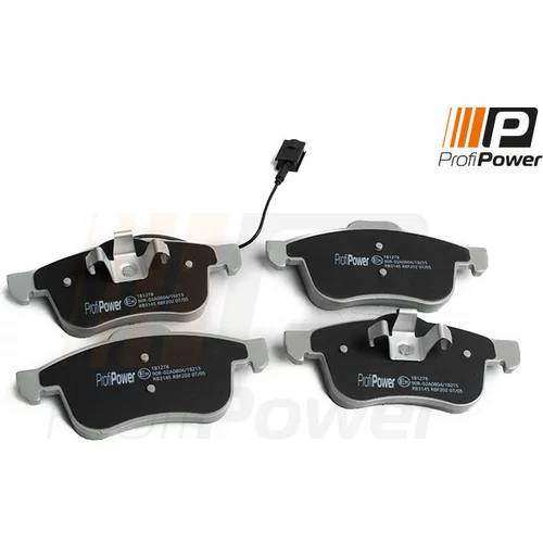 Sada brzdových platničiek kotúčovej brzdy ProfiPower 1B1278