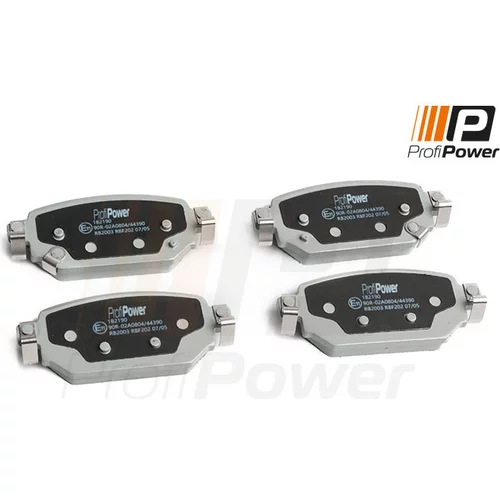 Sada brzdových platničiek kotúčovej brzdy ProfiPower 1B2190
