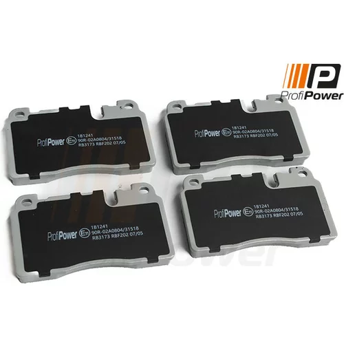Sada brzdových platničiek kotúčovej brzdy ProfiPower 1B1241