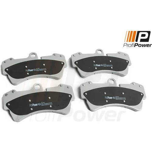 Sada brzdových platničiek kotúčovej brzdy ProfiPower 1B1261