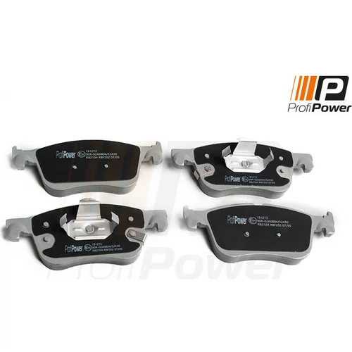 Sada brzdových platničiek kotúčovej brzdy ProfiPower 1B1272