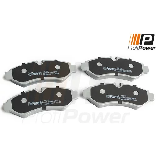 Sada brzdových platničiek kotúčovej brzdy ProfiPower 1B2153