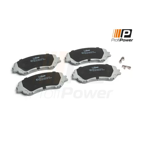 Sada brzdových platničiek kotúčovej brzdy ProfiPower 1B1217