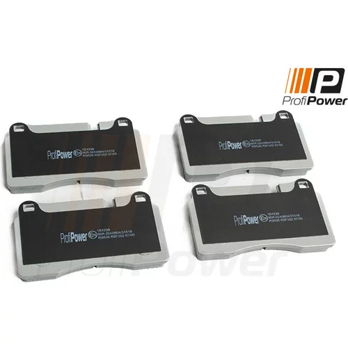 Sada brzdových platničiek kotúčovej brzdy ProfiPower 1B1239
